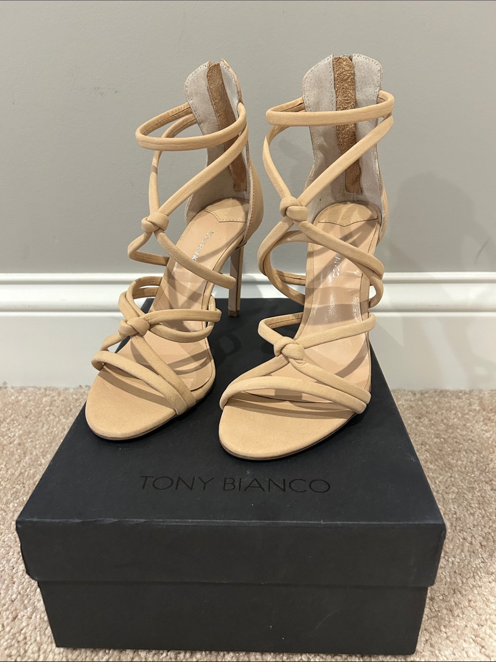 Tony Bianco Laika Strappy Heels size 7.5 NEW